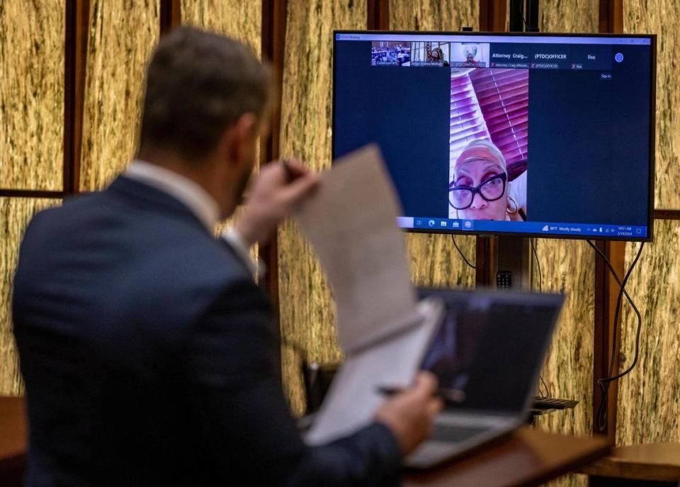 Convicted murderer Corey Smith’s former girlfriend Tricia Geter, is questioned under oath this week by Miami-Dade Assistant State Attorney Stephen Mitchell, during a hearing to determine if Miami-Dade prosecutors are too compromised to participate in the re-sentencing phase of Smith’s trial.