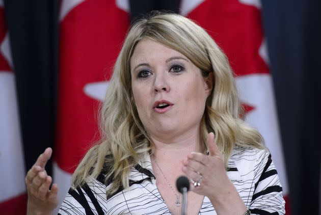 Conservative MP Michelle Rempel Garner speaks in Ottawa on May 7, 2019.