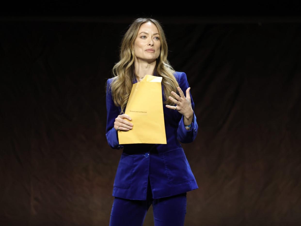 Olivia Wilde Child Custody Paper CinemaCon