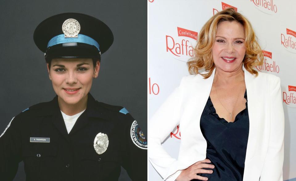 <p>It might be a surprise that Kim Cattrall was in <i>Police Academy </i>but then she did drop out after one movie, so doesn't have the same recall factor of the franchise's other stars. Since her turn as Cadet Karen Thompson she's had notable film roles in Asian fantasy <i>Big Trouble in Little China</i>, Egyptian witchcraft rom-com <i>Mannequin</i> and as a Vulcan in <i>Star Trek VI</i>, showing she doesn't like to be typecast. But it's as Samantha Jones in smash hit HBO series <i>Sex and the City</i> that she became world famous. Since 2010 she's shied away from movies, preferring to appear in TV productions such as <i>Sensitive Skin</i>, <i>Witness for the Prosecution</i> and <i>Modus</i>. </p>