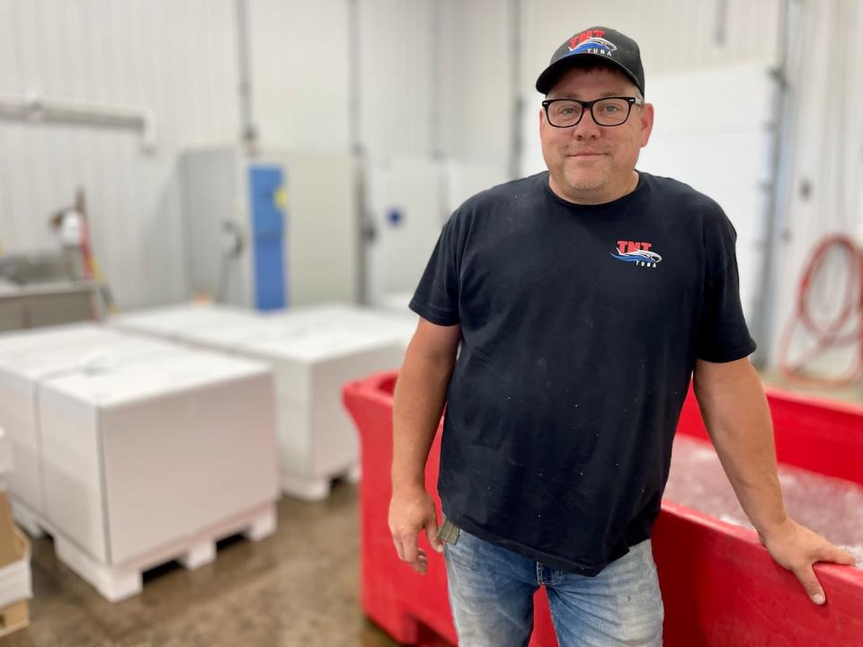 Jason Tompkins, owner of TNT Tuna in North Lake, says fishers on P.E.I. are getting some of the highest prices for their catch they've seen in decades.  