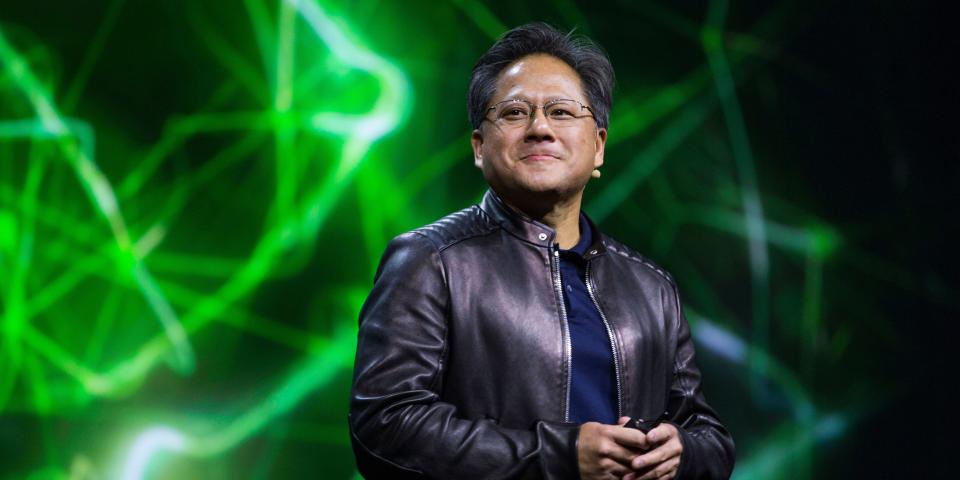 Jen-Hsun Huang, CEO of Nvidia Corp.  gave a keynote presentation during the GPU Technology Conference in San Jose, California.  Huang later revealed the Titan X CPU powered by a GeForce GTX Titan X graphics card during the presentation.
