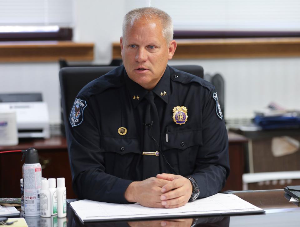 Interim Police Chief Jeffrey Wanamaker photographed at Clarkstown Police Headquarters in New City on Thursday, May 6, 2021.