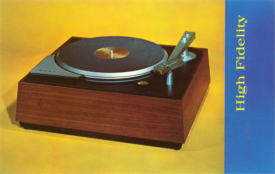 A high fidelity turntable. 