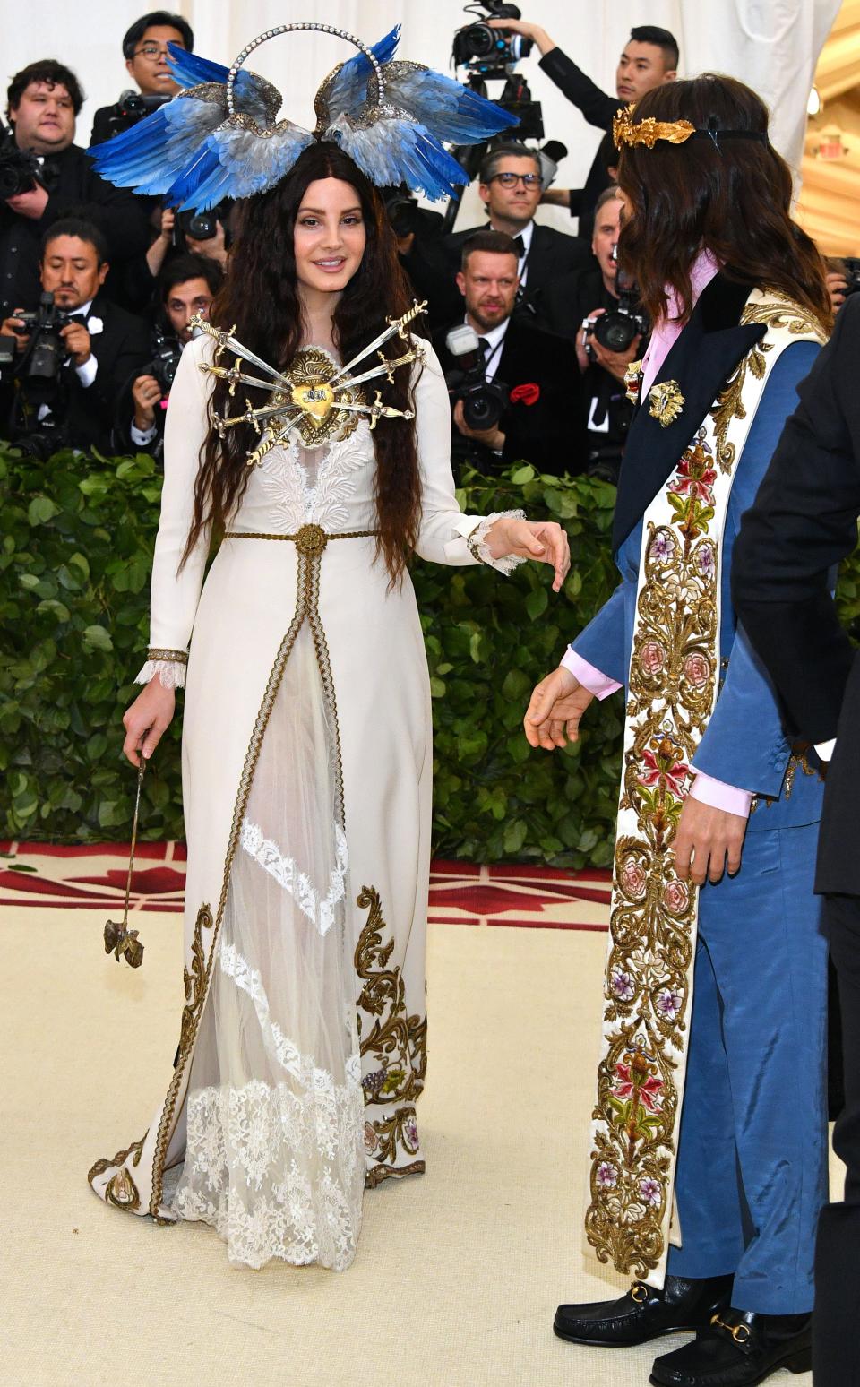 <h1 class="title">Lana Del Rey and Jared Leto, both in Gucci</h1><cite class="credit">Photo: Getty Images</cite>