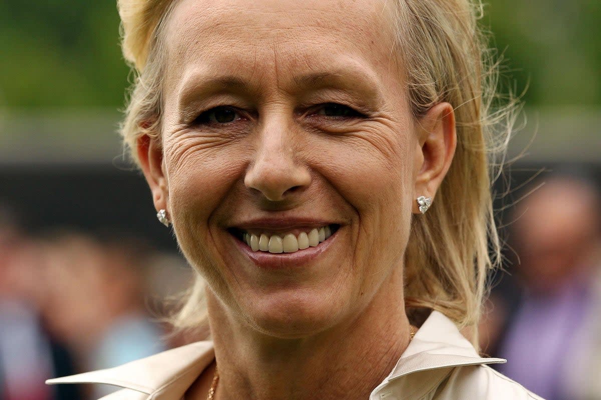 Martina Navratilova  (PA Archive)