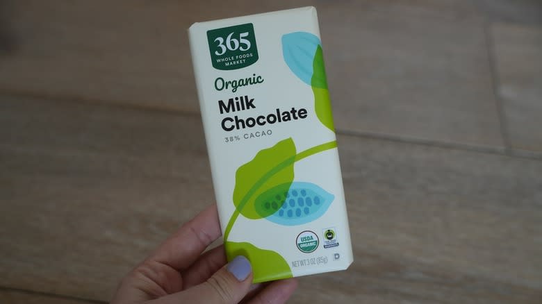365 Organic Milk Chocolate bar