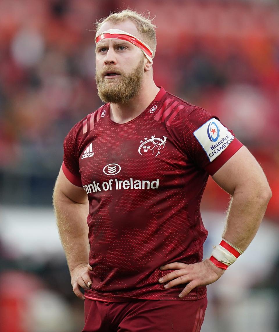 Munster prop Jeremy Loughman was allowed to continue in midweek, despite displaying concussion symptoms (Niall Carson/PA) (PA Wire)