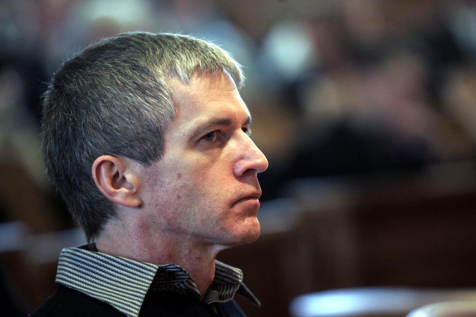 Serial killer nurse Charles Cullen sits in court during his sentencing in Somerville, N.J., in 2006.