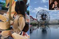 <p>Kravis takes Disneyland! The<em> Keeping Up with the Kardashians</em> star and the Blink 182 drummer, who <a href="https://people.com/tv/kourtney-kardashian-travis-barker-couple-photos/" rel="nofollow noopener" target="_blank" data-ylk="slk:began dating in January;elm:context_link;itc:0;sec:content-canvas" class="link ">began dating in January</a>, both shared several snaps from their trip through the California theme park, which they visited with Barker's kids.</p> <p>"Happiest Place On Earth," Barker captioned <a href="https://www.instagram.com/travisbarker/?hl=en" rel="nofollow noopener" target="_blank" data-ylk="slk:a photo;elm:context_link;itc:0;sec:content-canvas" class="link ">a photo</a> of Kardashian, clad in a Mickey Mouse sweatshirt, holding his hand while riding on the carousel. "Happiest [heart emoji]," the mom of three replied in the comments section.</p>