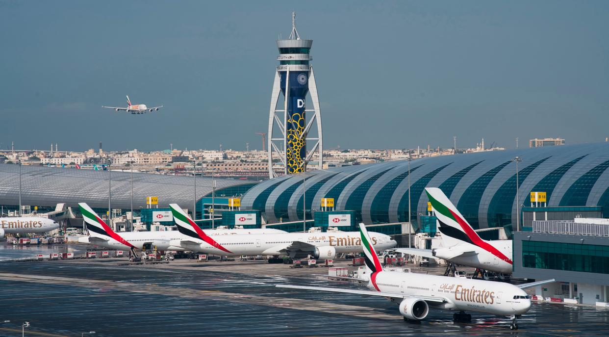 Dubai Airplanes Collide (Copyright 2020 The Associated Press. All rights reserved.)