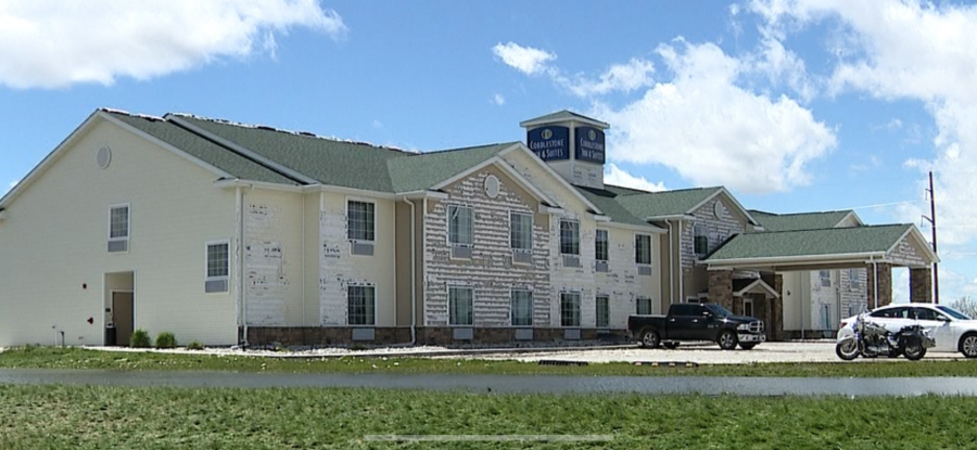 The Yuma Cobblestone Inn & Suites was impacted by the Monday, May 20th storm.