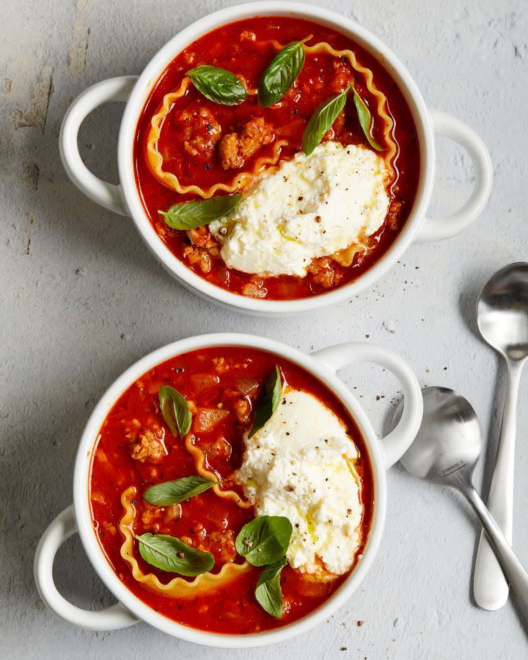 Lasagna Soup