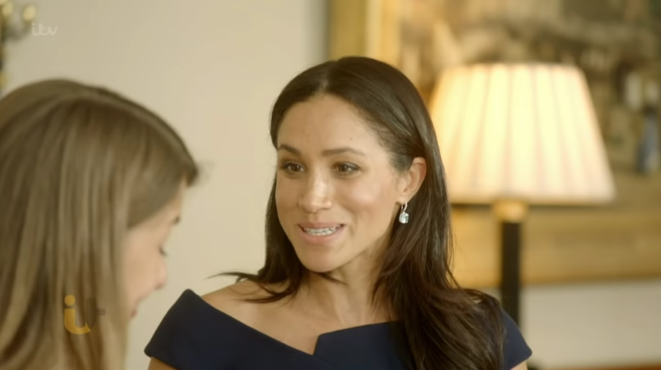 The new Queen of the World trailer features a behind-the-scenes look at Meghan Markle’s life as a member of the royal family. Photo: ITV