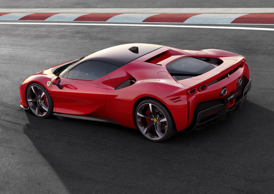 The Ferrari SF90 Stradale car. (PHOTO: Ferrari)