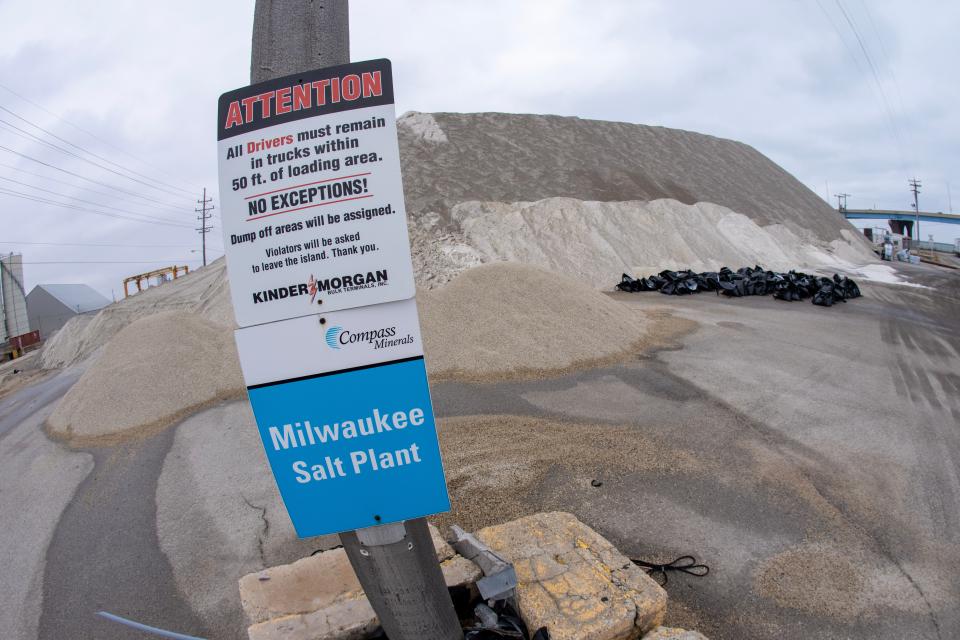 82. Jones Island holds tens of thousands of tons of road salt delivered to the Port of Milwaukee for use in melting icy streets, highways and interstates across Wisconsin. Jones Island was once home to a commercial fishing village of Polish immigrants.