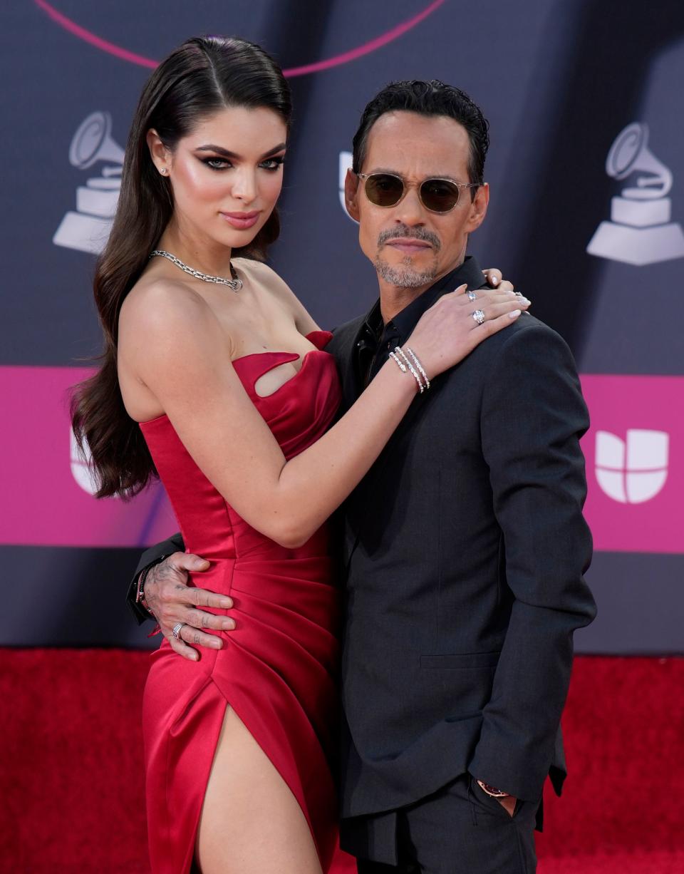 Marc Anthony and Nadia Ferreira