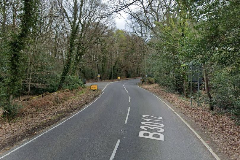 Emergency services responded to the incident on Guildford Road, close to the junction with Deepcut Bridge Road -Credit:Google