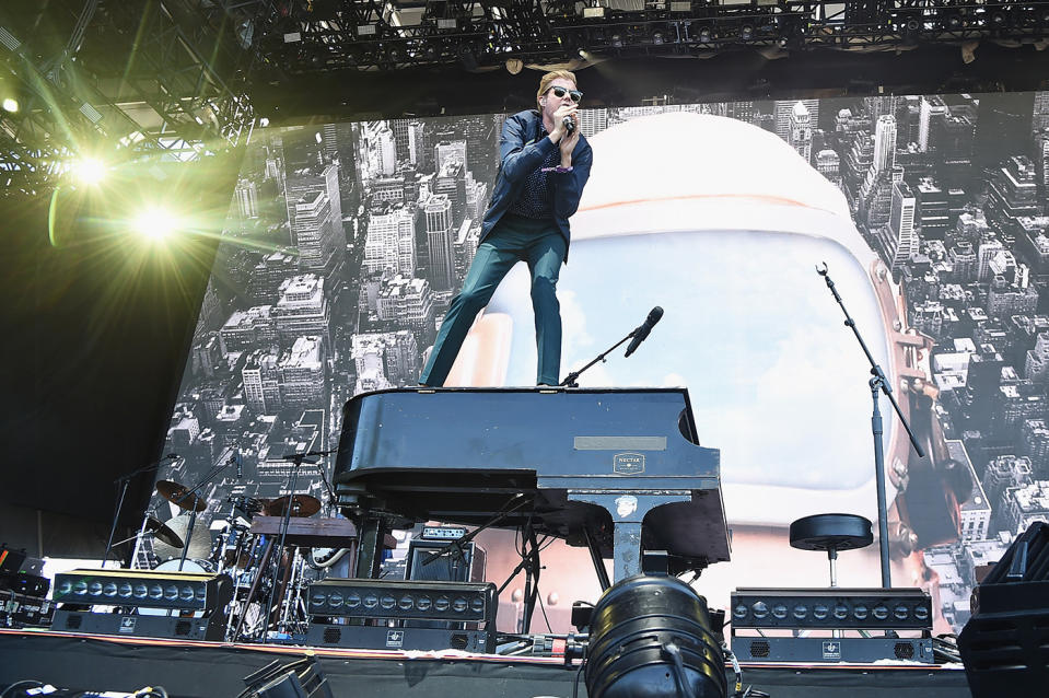 <p>Andrew McMahon of Andrew McMahon in the Wilderness performs onstage at the Panorama Stage during the 2017 Panorama Music Festival at Randall’s Island on July 29, 2017 in New York City. (Photo by Theo Wargo/Getty Images for Panorama) </p>