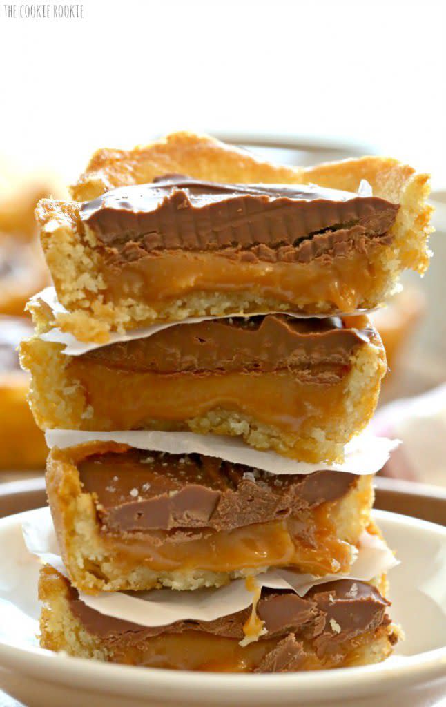 Twix Cookie Cups