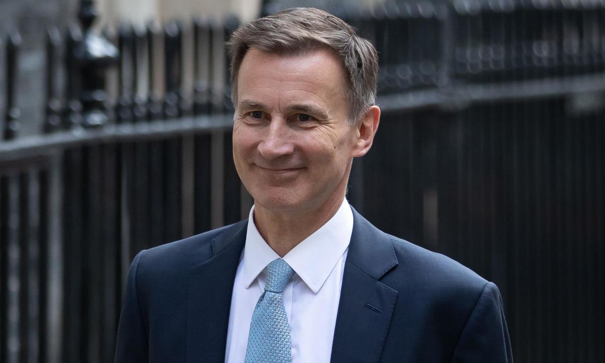 <span>Hunt also said he hoped to hold another fiscal event before the election.</span><span>Photograph: Tejas Sandhu/Sopa Images/Rex/Shutterstock</span>