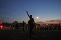 <p>Protesters march, Friday, Sept. 15, 2017, in St. Louis, after a judge found a white former St. Louis police officer, Jason Stockley, not guilty of first-degree murder in the death of a black man, Anthony Lamar Smith, who was fatally shot following a high-speed chase in 2011.(AP Photo/Jeff Roberson) </p>