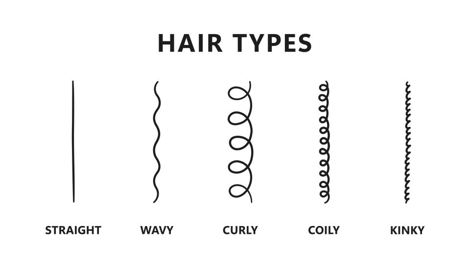 different hair types