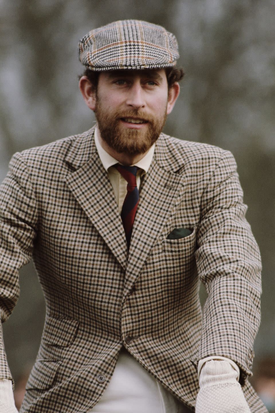 <p>Though this bearded snapshot of his dad in 1976 gives us a pretty good idea of what Harry <em>could</em> look like in head-to-toe plaid.</p>