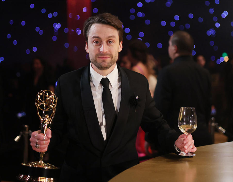 Kieran Culkin at the 75th Emmy Awards Governors Gala on Monday, Jan. 15, 2024, at the LA Convention Center in Los Angeles.