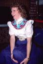<p>Reba was well-ahead of 2020’s puffy-sleeve trend, rocking the high-fashion look all the way back in 1982.</p>