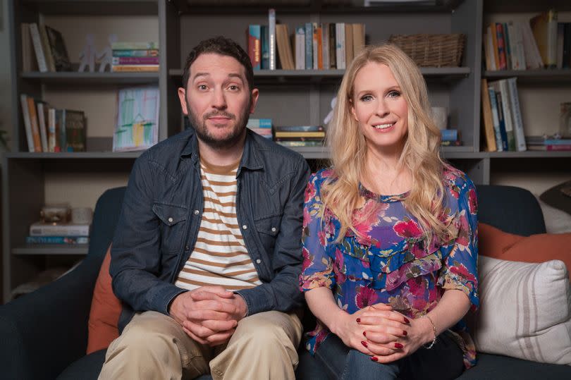 Lucy stars in Meet the Richardsons with her husband, comedian Jon Richardson