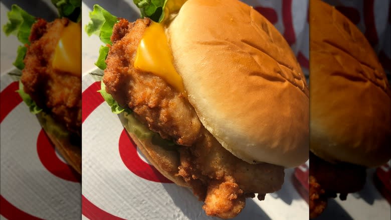 Fried chicken sandwich