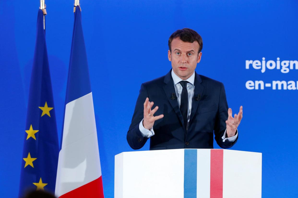 Macron: The French politician said he would be happy if some French nationals moved back from London to Paris: REUTERS