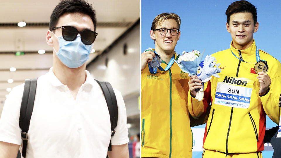 Sun Yang, pictured here in China.