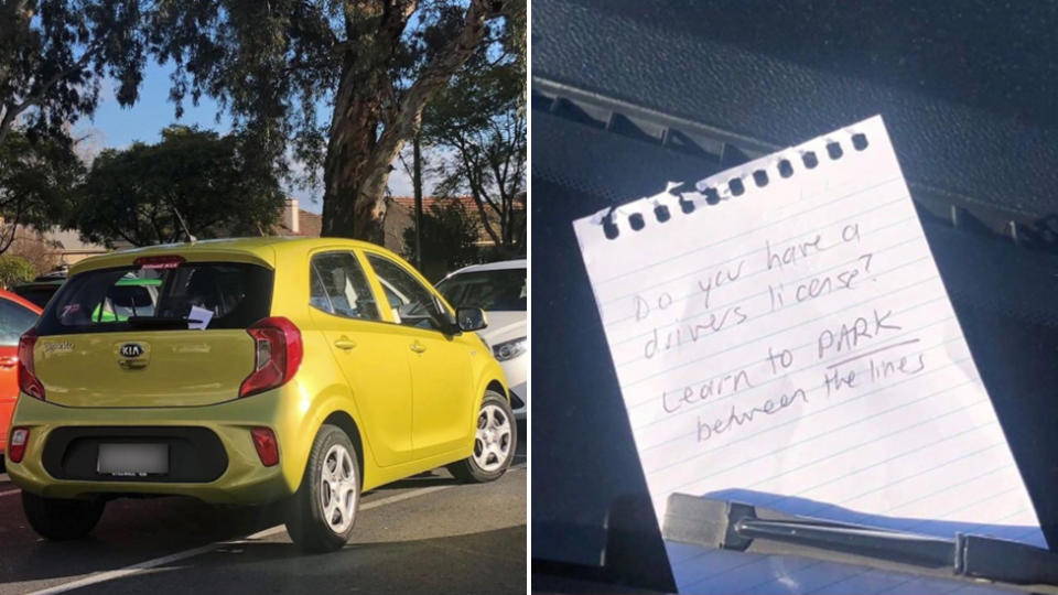 The pictures were posted on Instagram and users praised how polite the notes were. Source: Instagram.