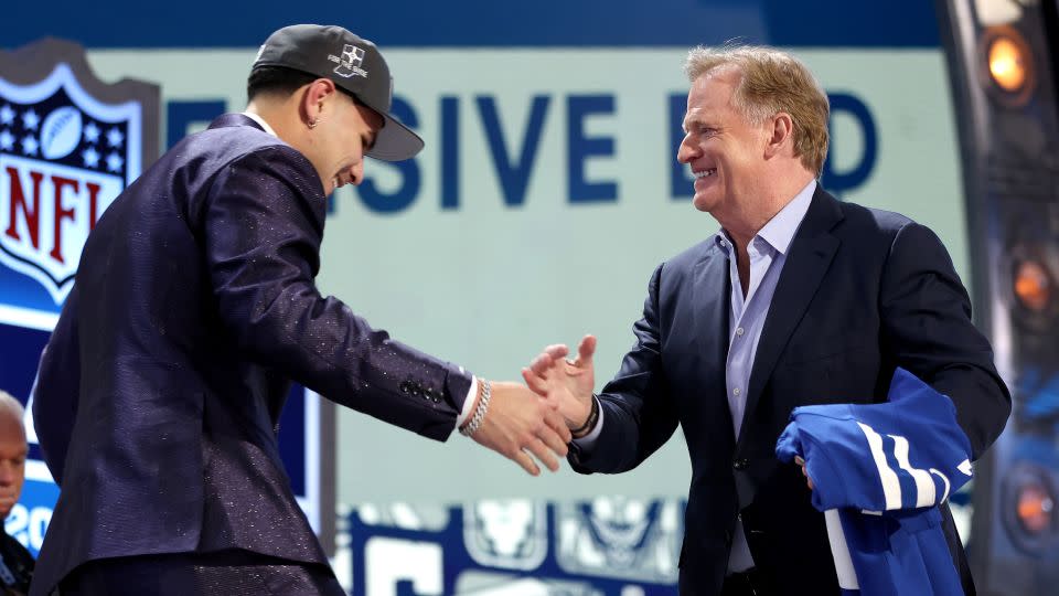 Laiatu Latu was the first defensive pick of the NFL Draft. - Gregory Shamus/Getty Images