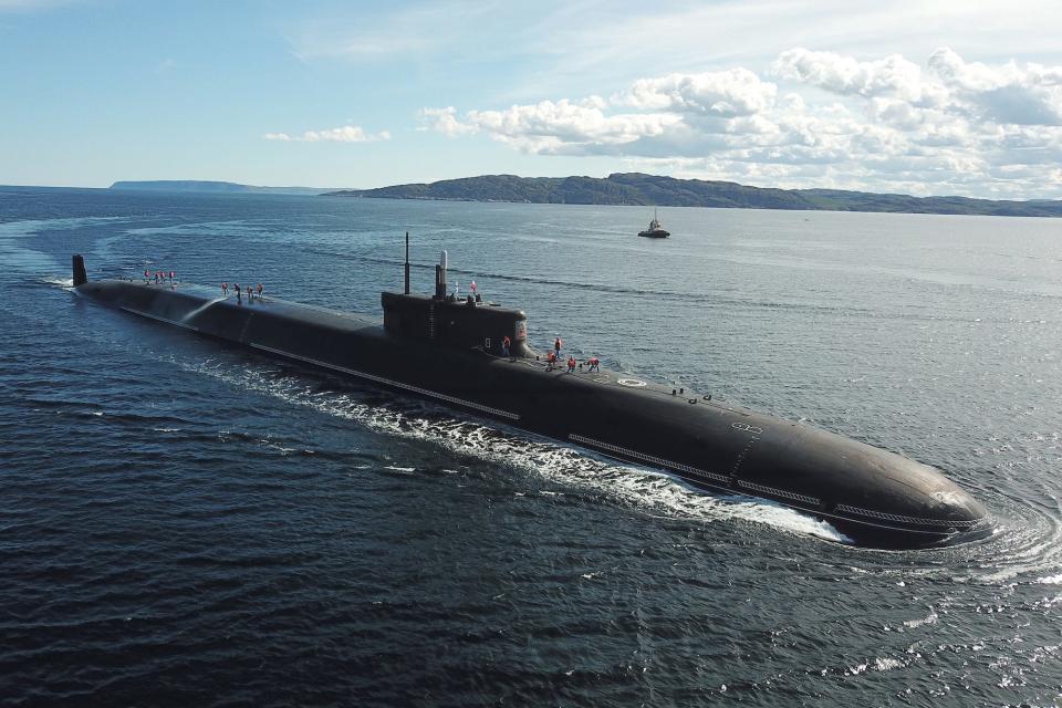 Russia Borei ballistic missile submarine Yury Dolgoruky