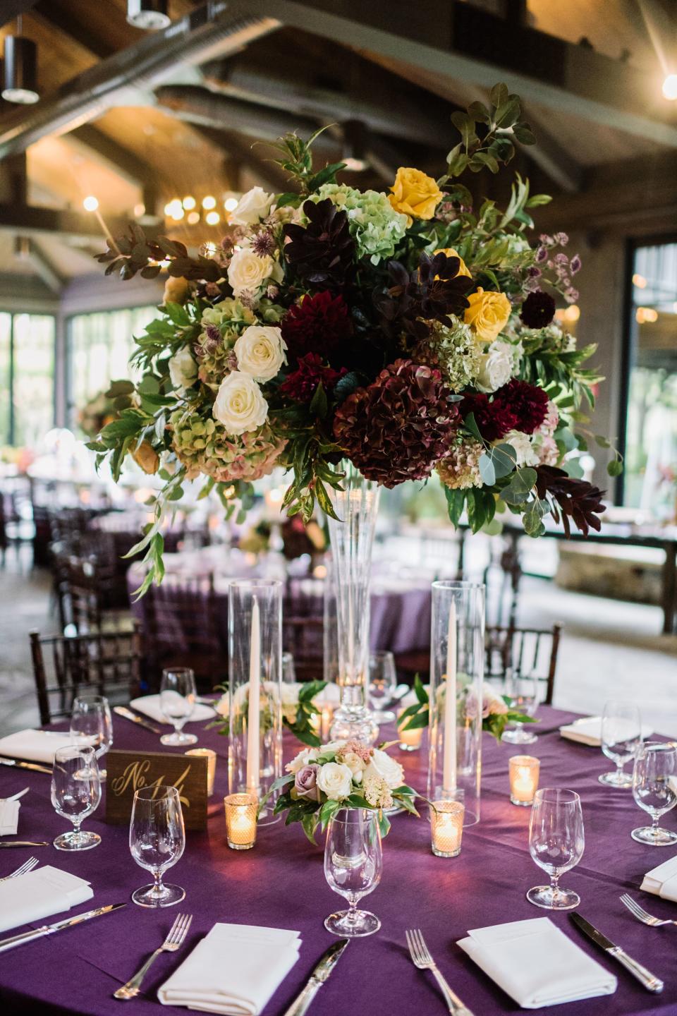 Gem Toned Tablescape