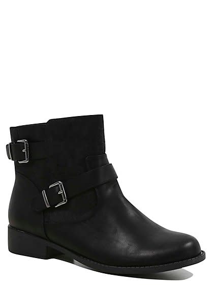 Buckle Detail Ankle Boots