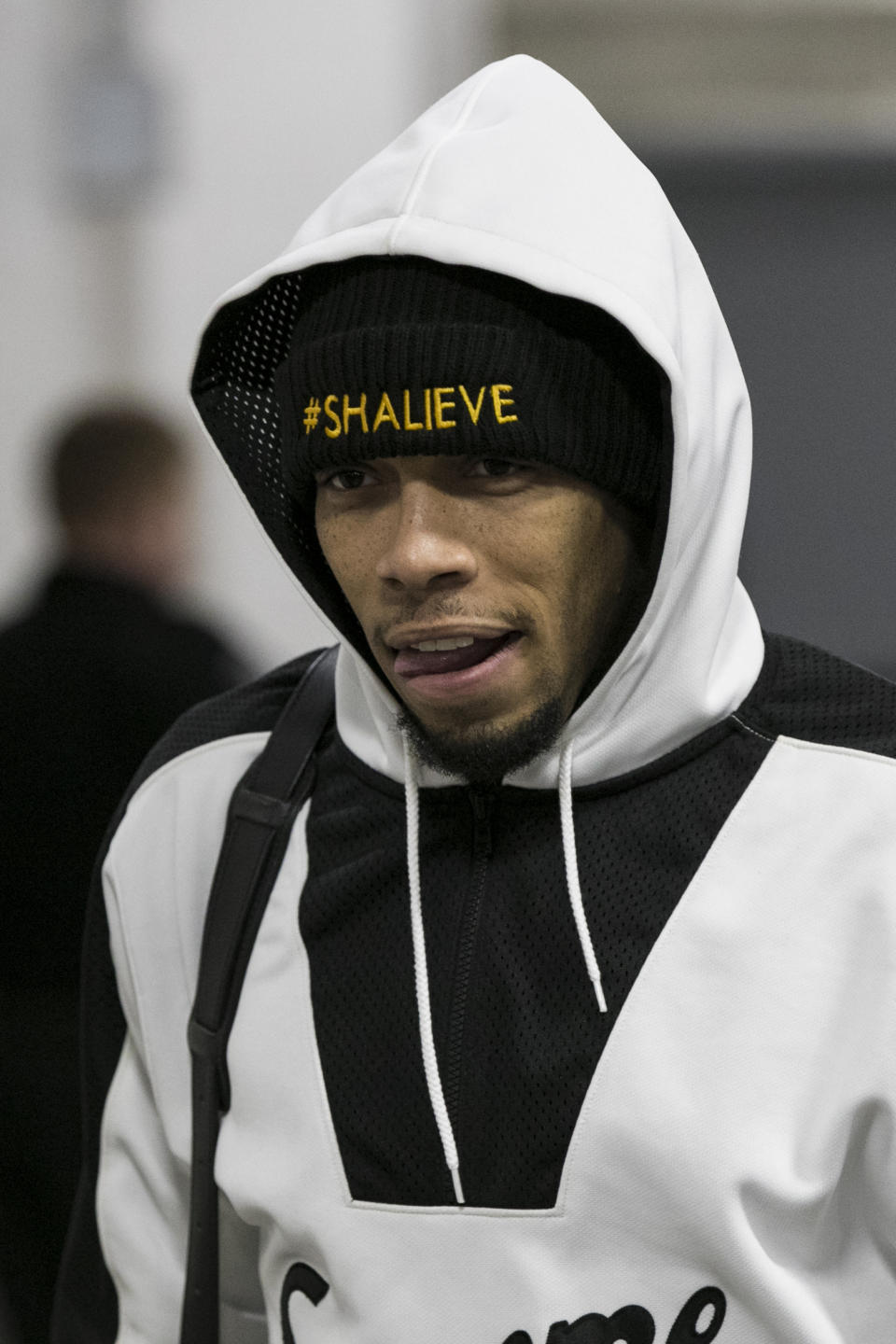 <p>Pittsburgh Steelers Cornerback Joe Haden (21) wears a hat the reads “#SHALIEVE” in honor of teammate Ryan Shazier during the game between the Baltimore Ravens and the Pittsburgh Steelers on December 10, 2017 at Heinz Field in Pittsburgh, Pa. (Photo by Mark Alberti/ Icon Sportswire) </p>