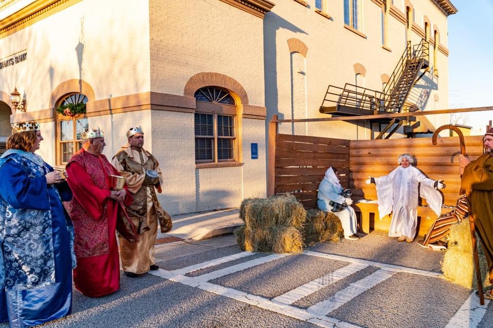 A live nativity at Screven County Chamber of Commerce's "Christmas Extravaganza" in Sylvania, Ga., will remind guests on Saturday of the story behind the holiday.