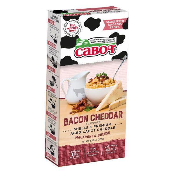 1) Cabot Bacon Cheddar