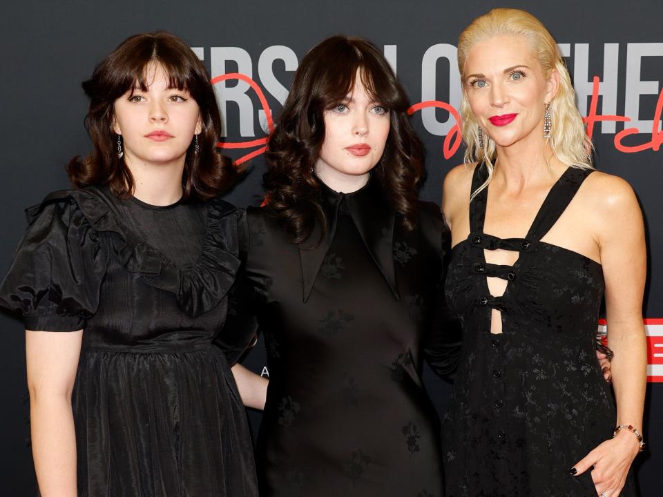 Harper Grohl, Violet Grohl, and Jordyn Grohl attend MusiCares Person of the Year honoring Joni Mitchell at MGM Grand Marquee Ballroom on April 01, 2022 in Las Vegas, Nevada