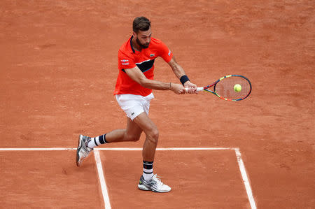 Tennis - French Open - Roland Garros, Paris, France - 29/5/17 France's Benoit Paire in action during his first round match against Spain's Rafael Nadal Reuters / Christian Hartmann