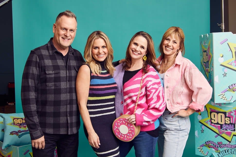 Dave Coulier, Candace Cameron Bure, Andrea Barber and Jodie Sweetin