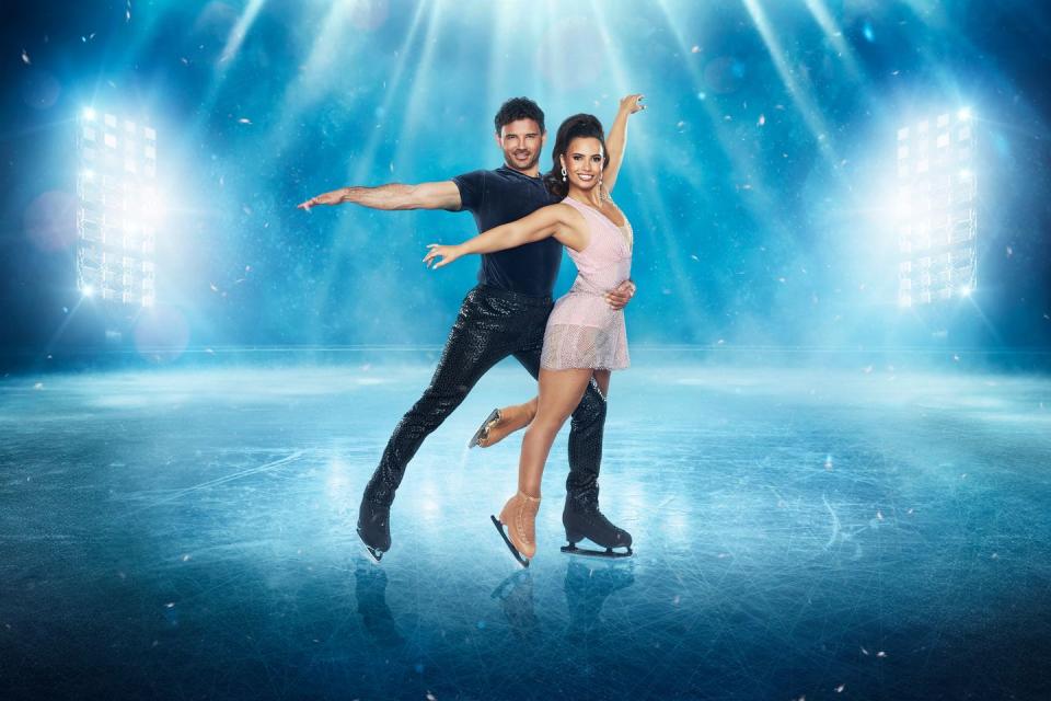 ryan thomas, amani fancy, dancing on ice 2024