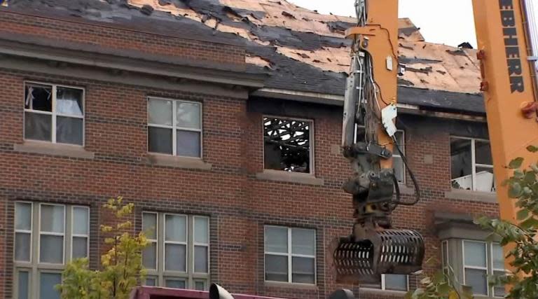 Elderly man found alive and sitting calmly in his room five days fire ravaged care home