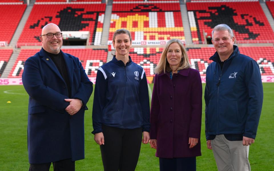 Rugby World Cup launch at the Stadium of Light