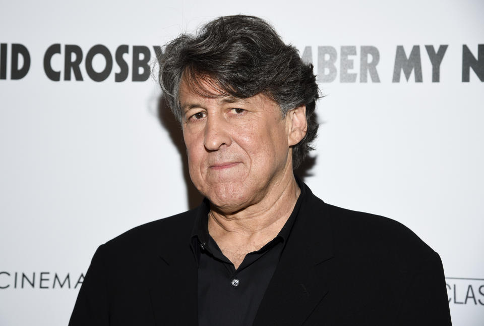 Producer Cameron Crowe attends a special screening of "David Crosby: Remember My Name", hosted by Sony Pictures Classics and The Cinema Society, at The Roxy Cinema on Tuesday, July 16, 2019, in New York. (Photo by Evan Agostini/Invision/AP)