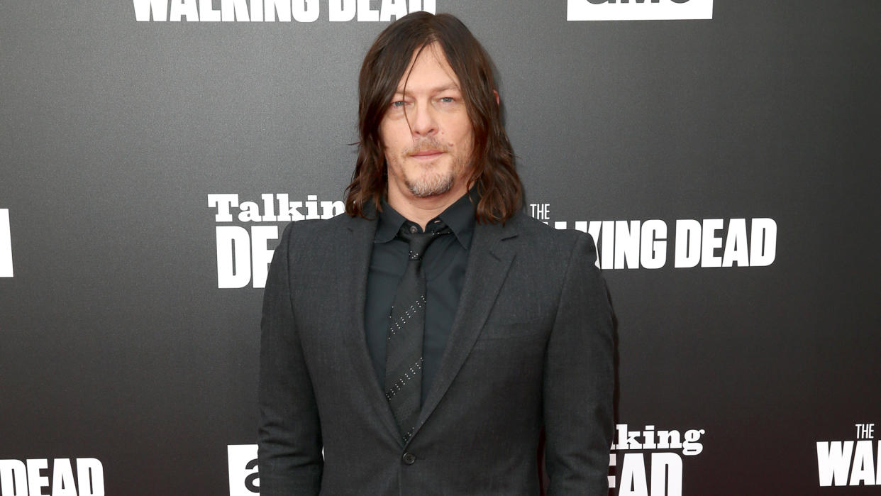 HOLLYWOOD, CA - OCTOBER 23:  Actor Norman Reedus attends AMC presents "Talking Dead Live" for the premiere of "The Walking Dead" at Hollywood Forever on October 23, 2016 in Hollywood, California.